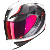 Prilba Scorpion EXO-1400 Evo Air Attune White Red Veľkosť: XL (61-62 cm)