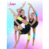 Kolenačky pre gymnastiku a tanec SOLO NK21 čierne vel. XXS