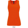 SOL´S SPORTY TT / Dámske športové tielko - neon orange XXL