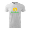 John Beer jeleň s pivom - Tričko detské bavlnené - 146 cm/10 rokov ( Svetlosivý melír )