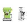 Ascaso Dream PID, Fresh Pistachio + Rocket Espresso FAUSTO 2.1, chrome