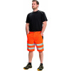 CERVA KNOXFIELD HI-VIS / Reflexné kraťasy - oranžová 46