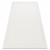 Dywany Łuszczów Koberec TIMO 5979 SISAL vonkajšie rám biely 60x200 cm