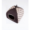 HobbyDog Pelech pre mačku Igloo hnedý károvaný 1 37 x 37 x 32 cm Light Paw