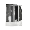 HOME DELUXE ALLIN 2IN1 Sprchový kút s vaňou - 170 x 90 Čierna ľavá