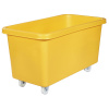 Obdĺžniková nádoba z polyetylénu, pojazdná ,objem 450 l