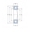 SKF 7008 CDGA/P4A vretenové ložisko