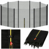 Sieť na trampolínu Springos 457-457 cm (SIEŤ NA TRAMPOLÍNU 15 FT 457/466 cm na 10 STĹPOV, SILNÁ VONKAJŠIA OCHRANNÁ SIEŤ)