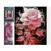 NORIMPEX Diamantové maľovanie Dymová ruža 30 x 40 cm