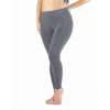 GINA Dlhé bezšvové bambusové legíny | 95031P - šedá biela, L/XL