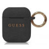 Guess Silikónový obal pre Apple AirPods GUACCSILGLBK
