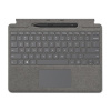 Microsoft Surface Pro Signature Keyboard - Klávesnice - s akcelerometr, touchpad, zásobník pro nabíjení a skladování Surface Slim Pen 2 - QWERTY - anglická - platina - s Slim Pen 2 8X6-00235?CZ