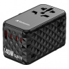 Verbatim Cestovní adaptér univerzální UTA-10 GaN III 2x USB-C PD a QC 4+, 1x USB-C PD 3.0, 1x USB-A