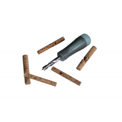 RidgeMonkey Vrtáčik a korkové tyčinky Combi Bait Drill & Cork Sticks
