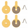 2x BRZDOVÉ DOŠTIČKY pre kolobežku KUGOO KuKirin G2 PRO / KuKirin G2 MAX