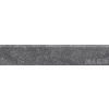 Rako KAAMOS DSAPS588 dlažba-sokel matný 44,5x8,5x0,8 cm,čierna, rektif,mrazuvzd,1.tr. DSAPS588