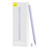 Baseus Baseus Tablet Tool Active Stylus Pen Smooth Wtiting 2 Wireless Charging with LED Indicator + Active Replaceable Tip for iPad, Purple (SXBC060105)