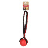 Flamingo Expanda Ball - lopta s flexibilnou rukoväťou, čierno-červená - S