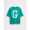 GAP Detské tričko s logom Zelená S Zelená Zelená