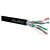 Solarix Kábel STP drôt CAT6A STP PE Fca 500m/cievka SXKD-6A-STP-PE