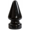 Doc Johnson TitanMen Tools Ass Master Butt Plug, extra veľký čierny análny kolík 24 x 3,8–12 cm