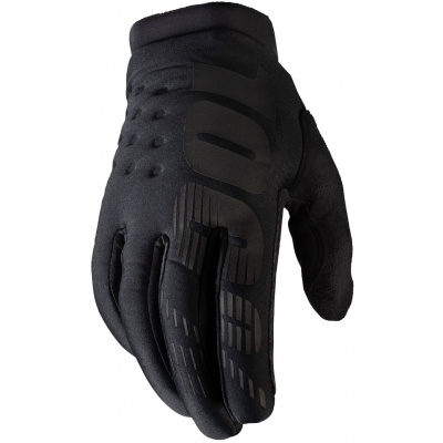 rukavice BRISKER, 100% dámské (černá/šedá , vel. L)