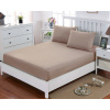 HoD Plachta s gumkou Jersey PLUS Cappuccino Bavlna Rozmer v cm: 220 x 200