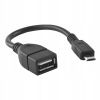 Adaptér Forever USB - microUSB čierny