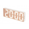 KARLSSON Dizajnové LED hodiny - budík 5877WH Karlsson 16cm