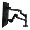 ERGOTRON ERGOTRON LX Pro Dual Stacking Arm, stolní dvouramenný držák pro 2 monitry, černá