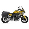 Kompletná sada bočných čiernych hliníkových kufrov SHAD TERRA BLACK 47L/47L, vrátane montážnej sady SHAD BMW F 900 XR