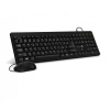 CONNECT IT Combo drátová černá klávesnice + myš, CZ + SK layout CKM-4000-CS