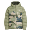 adidas Synthetic Down Allover Print Junior Jacket Green/NghtCargo 9-10 Years