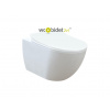 ALEA FREE akciový set WC RIM-OFF a bidet (2 v 1) závesné so sedátkom a podomietkovou batériou, keramika, biela, FE322-00CB00E-AKCIA