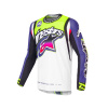 Dres SUPERTECH SX limitovaná edícia DIRT STUDIOS, ALPINESTARS (biela/fialová/ružová/žltá fluo, veľ. S)