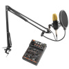 Vonyx CMS400B Set štúdiového mikrofónu s ramenom a mixpultom s USB
