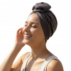 Eva Design turban bavlna hnedý, univerzálna veľkosť