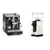 La Pavoni Cellini Classic, black + Eureka Mignon Perfetto, BL white