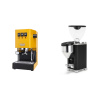 Gaggia New Classic EVO BC, yellow + Rocket Espresso GIANNINO, black/chrome