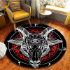Kúpelňová predložka - Okrúhla rohožka Satan-alfombra de suelo c (Kúpelňová predložka - Okrúhla rohožka Satan-alfombra de suelo c)