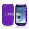 Silikónový obal Samsung Galaxy S III – Gel – fialová