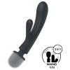 Satisfyer Triple Lover - G-bod a masér vibrátor (strieborný)