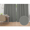 Biante Dekoračný záves - Paris TF-124 Tmavo sivý 150x210 cm
