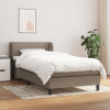 vidaXL Boxspring posteľ s matracom sivohnedý 100x200 cm látka - Šedohnedá - 167140-101487