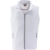 James & Nicholson Vesta JN 1128, softshellová, promo, pánská COT02112890202-white/white M Bílá/bílá