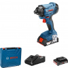 Bosch Akumulátorový rázový uťahovač GDR 180-LI, kufor, 2x aku 06019G5123