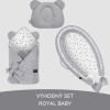 Výhodný set pre miminko - Royal Baby sivá