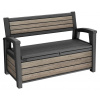 Keter Záhradná lavička Keter Deco Bench 133 x 61 x 89 cm – jaseň