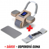 Posilovací válec na břicho HMS KA08 s automatickým odskokem + HB010 ZDARMA Barva: Hnědá