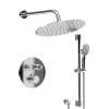 Sapho SMART SELECT sprchový set s termostatickou batériou, 2 výstupy, posuvný držiak sprchy, chróm RP032-02